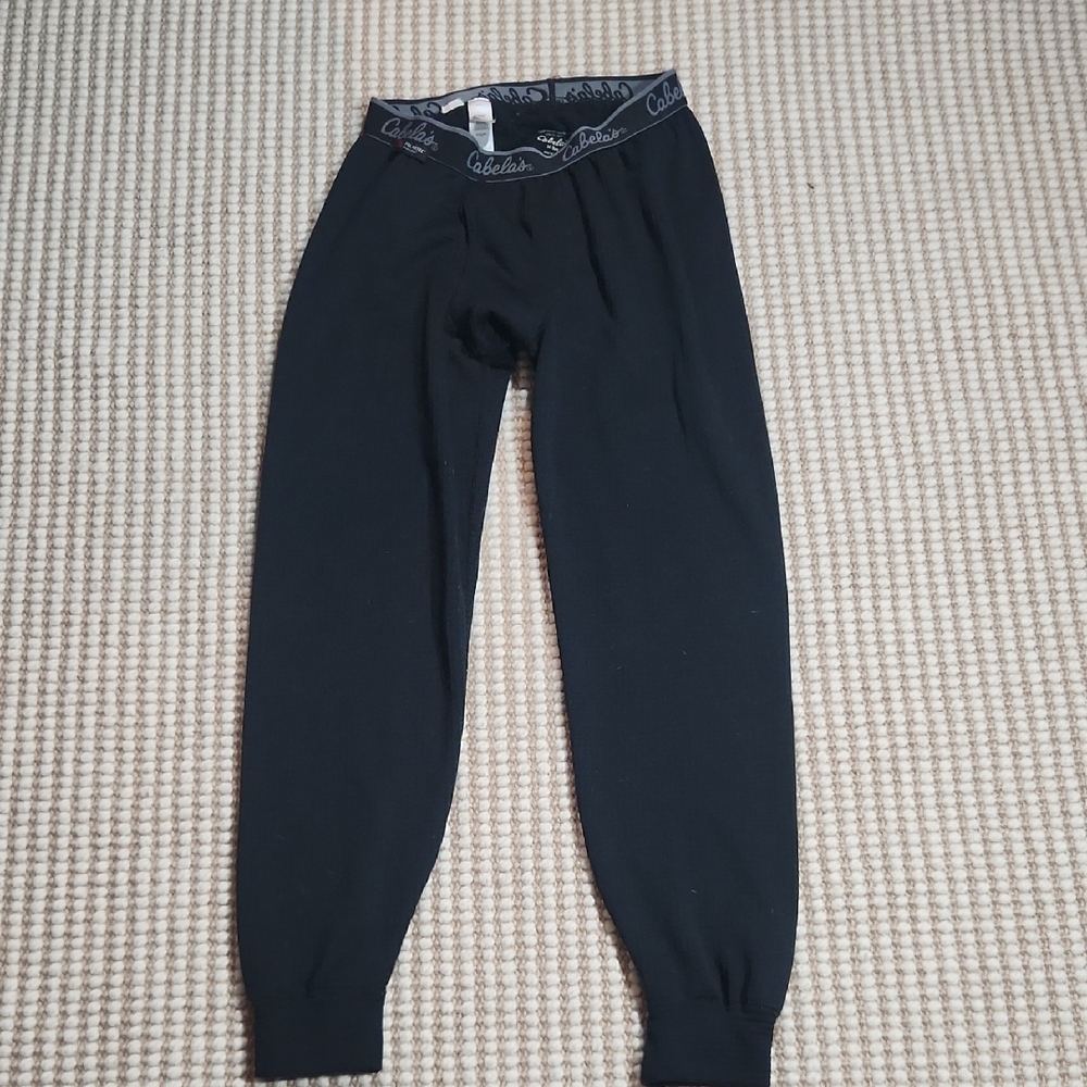 Cabela's Black Thermal Pants
